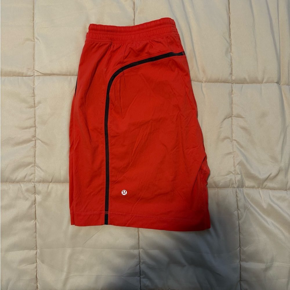 Lululemon Red 7" Inseam Shorts